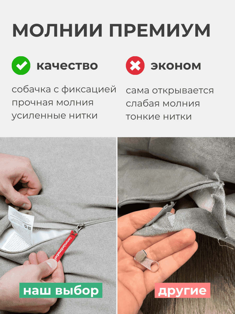 Кресло Облако «108» DENIM превью 15